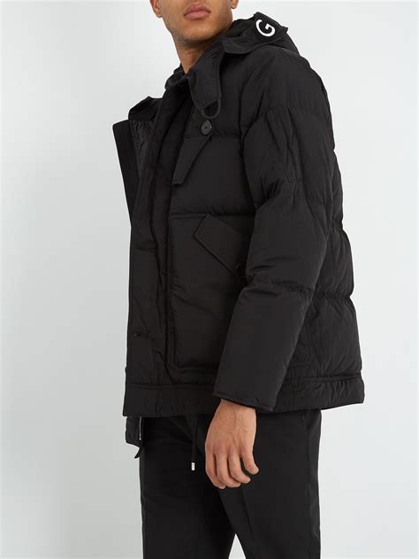 givenchy hooded down padded jacket|Givenchy denim jacket.